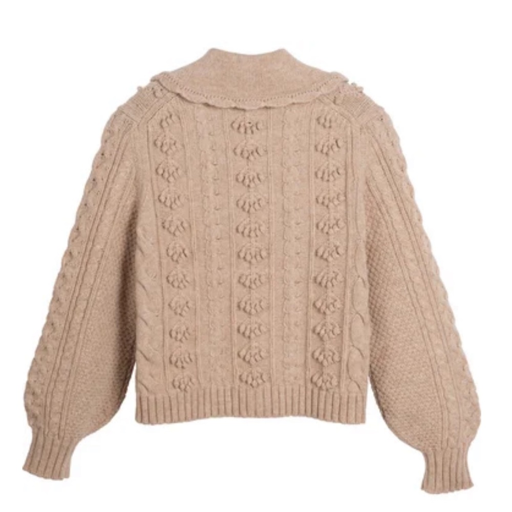 Maison Me 🪴
Women's Avery Cardigan, Oatmeal - Picture 5 of 6